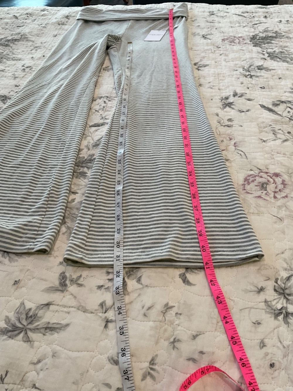 Seeking Sunsets Striped Fold Over Lounge Pants NWT Size Large - Picture 9 of 12